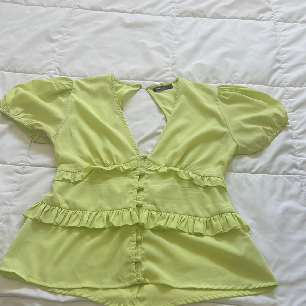 CHARTREUSE Boohoo top